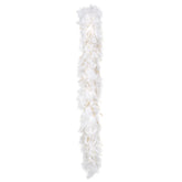 witte boa met gouden tinsel 1,80m